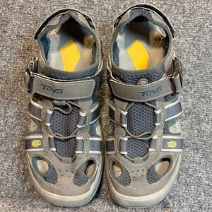Teva Womens 8.5 Omnium Closed Toe Hiking Sandals Gray Water Sport Shoes Gorpcore